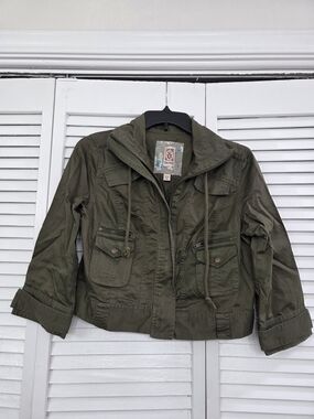 Decree Juniors Crop Utility Jacket